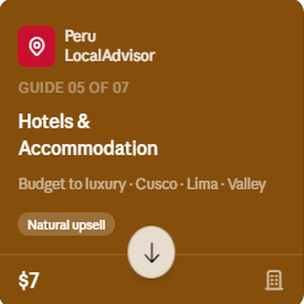 Peru Hotels & Accommodation Guide — Guide 05 of 07