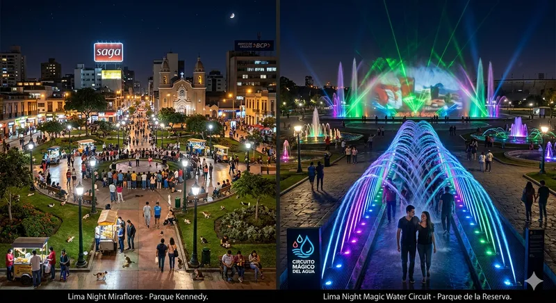 Lima Night Tour + Magic Water Circuit