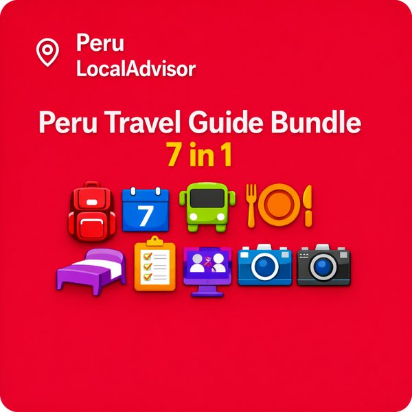 Peru Travel Guide Bundle — 7 in 1 Complete Pack